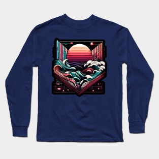 Vapor Waves Long Sleeve T-Shirt